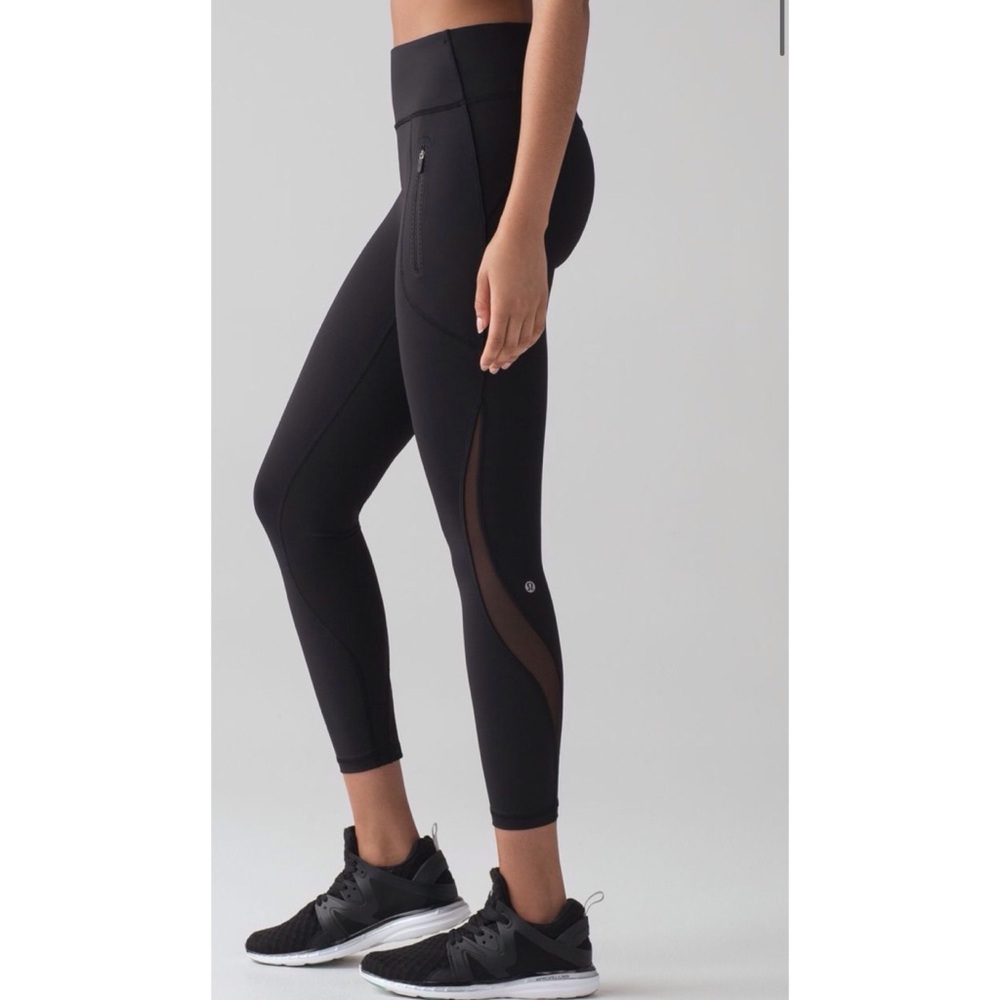 Lululemon | Invigorate | Black | Mesh | Size 2